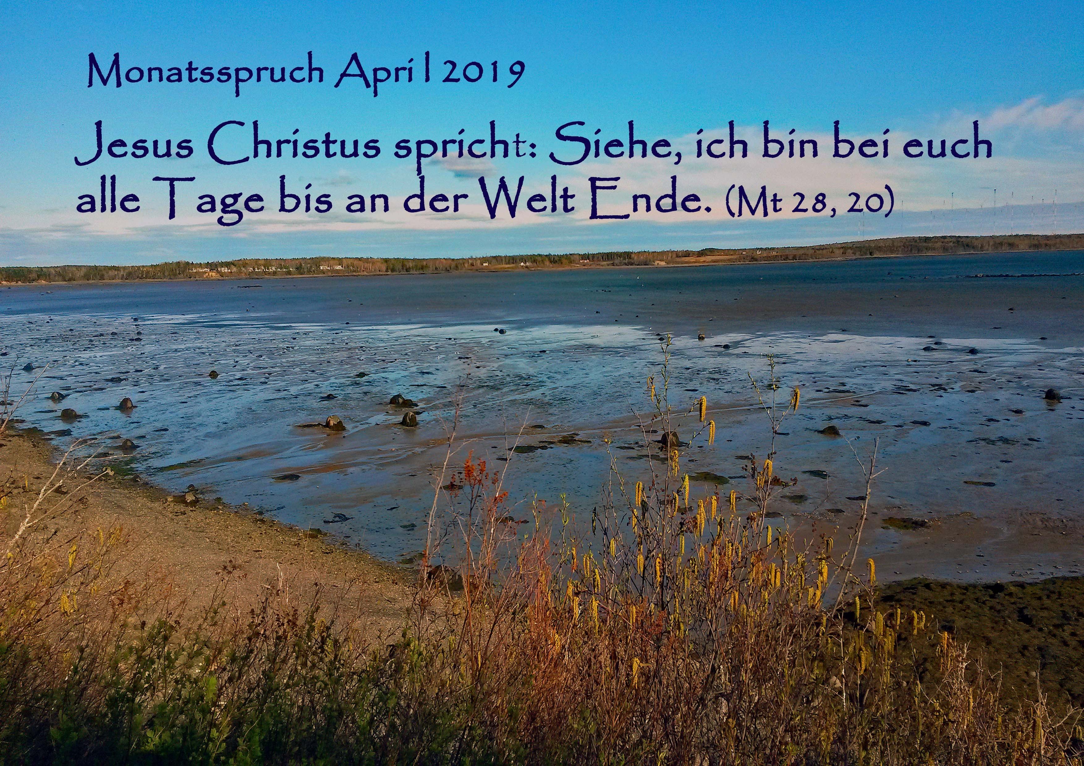 Monatsspruch Aprril 2019